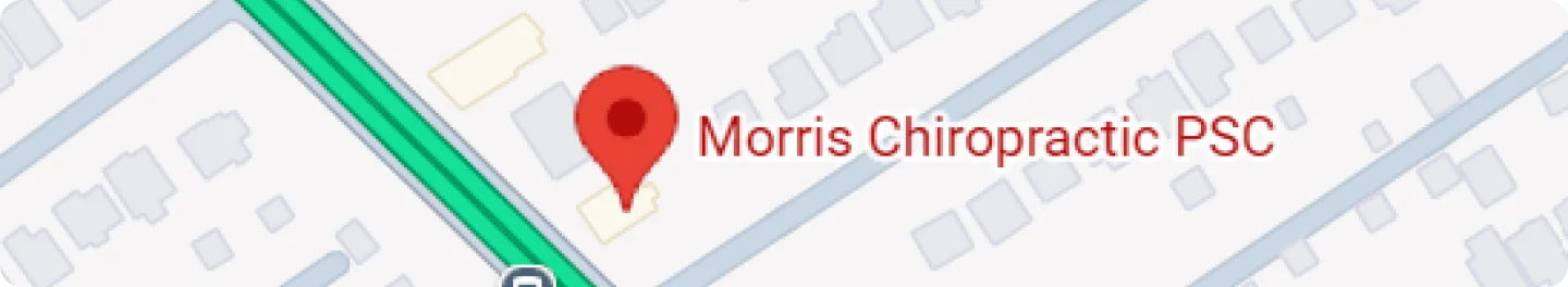 Map showing Morris Chiropractic PSC on Bardstown Road
